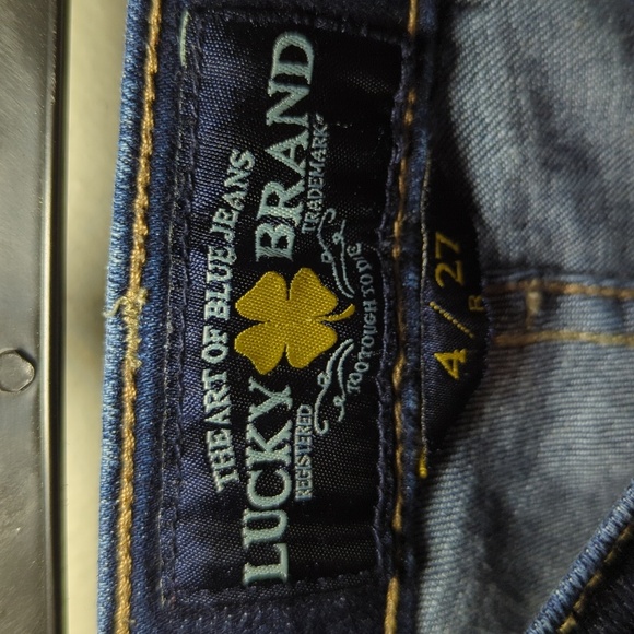 Lucky Brand Sweet Boot Jeans Bootcut Low Rise Dark Wash Women's Size 4 / 27 - Picture 2 of 7